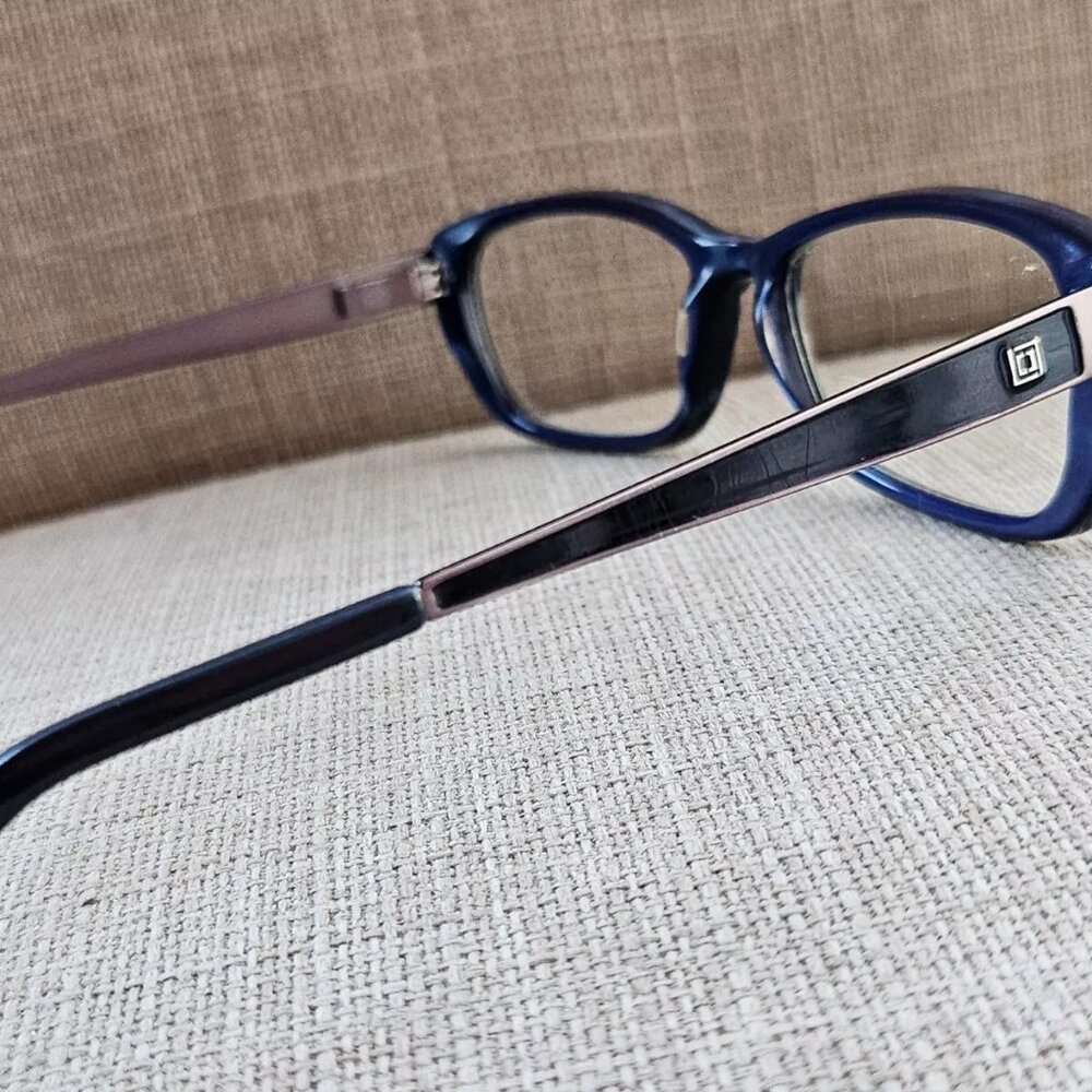 Liz Claiborne Women Glasses/Eyeglasses Frame L600 Blue Tone 52[]16 135 Eye Wear - Picture 7 of 12